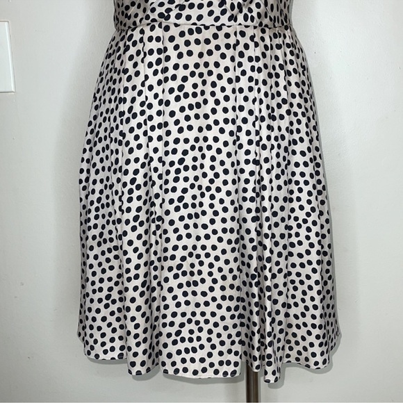 BCBGeneration Black and Cream Polka Dot Mini Dress Size 2 - Picture 5 of 13